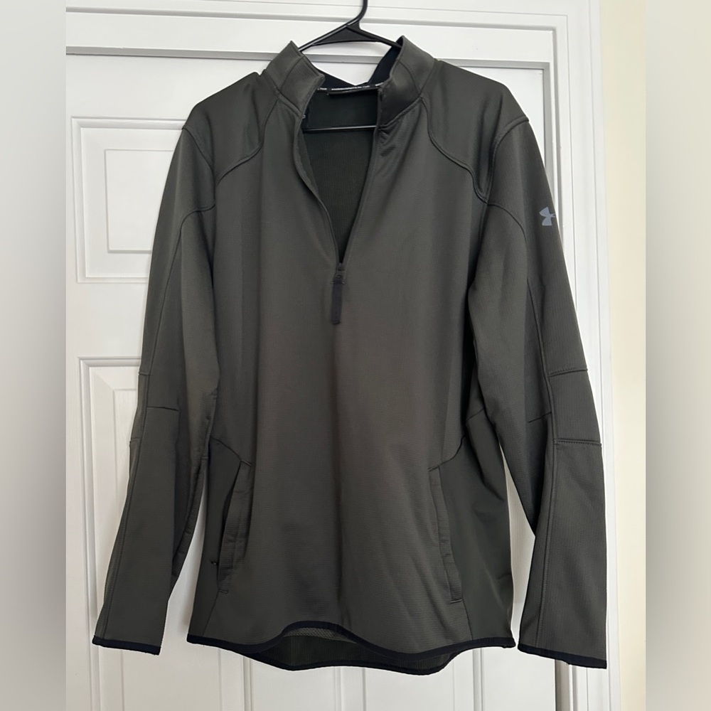 Under Armour ColdGear Reactor Jacket - Dark Green - Large